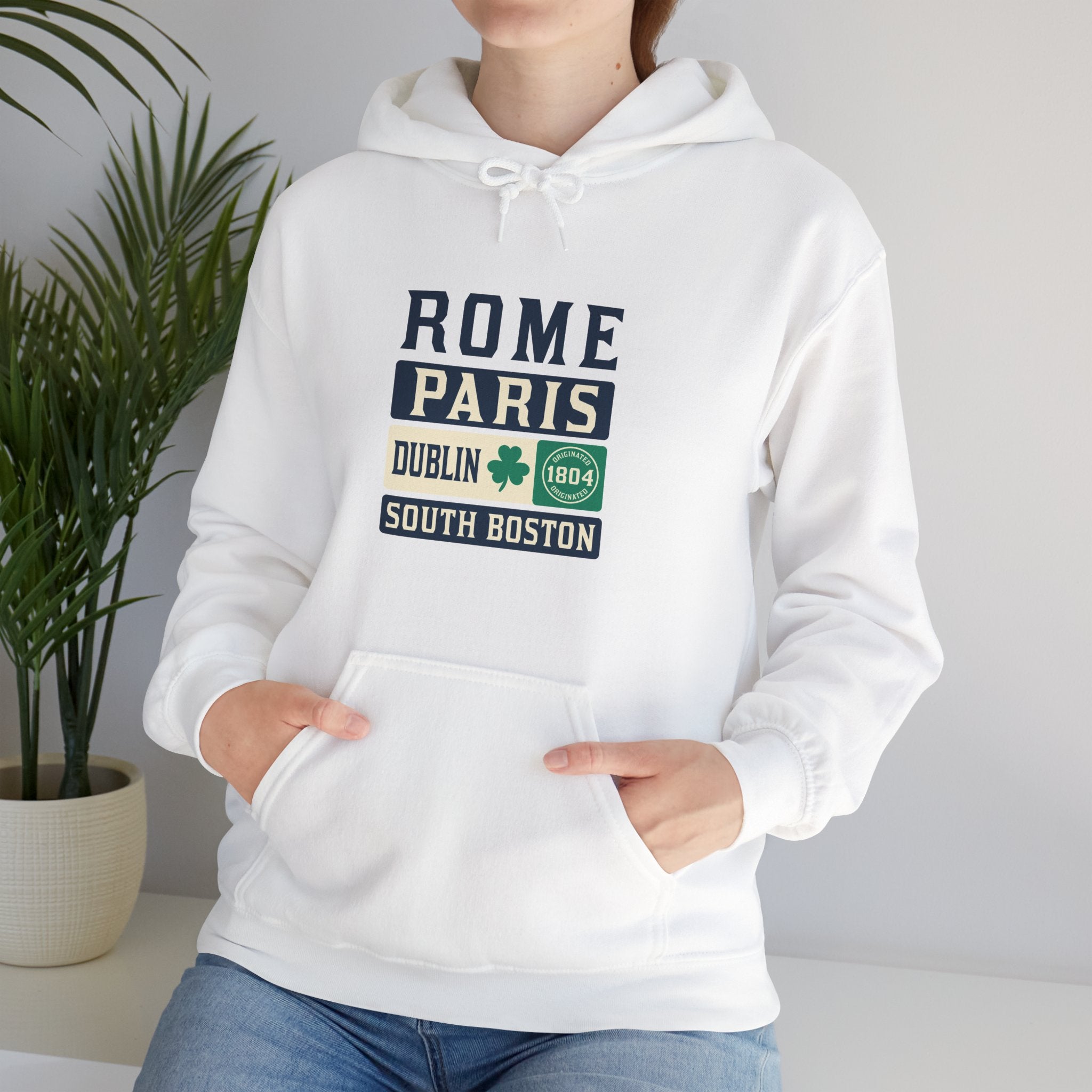 90s Southie Hoodie – Vintage South Boston Unisex Sweatshirt